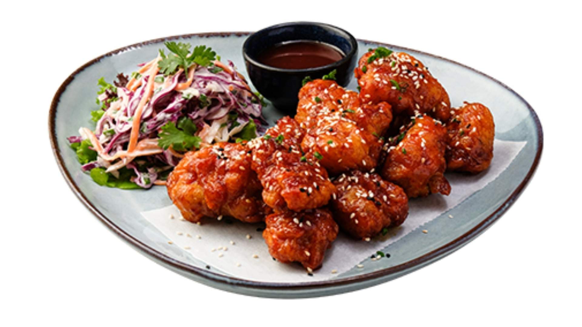 Korean Fried Chicken là món gà chiên kiểu Hàn Quốc phủ xốt Bulgogi