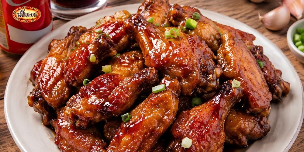Thành phẩm cánh gà coca óng ánh, thơm ngon khó cưỡng