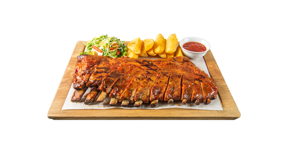 Món sườn nướng thơm ngon tại Al Fresco’s
