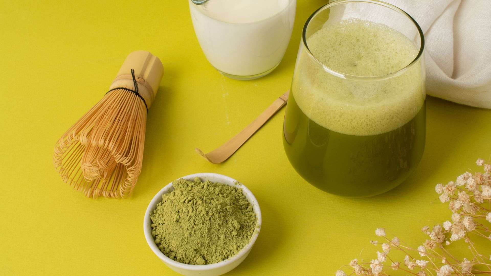 Nguyên Liệu Làm Matcha Latte