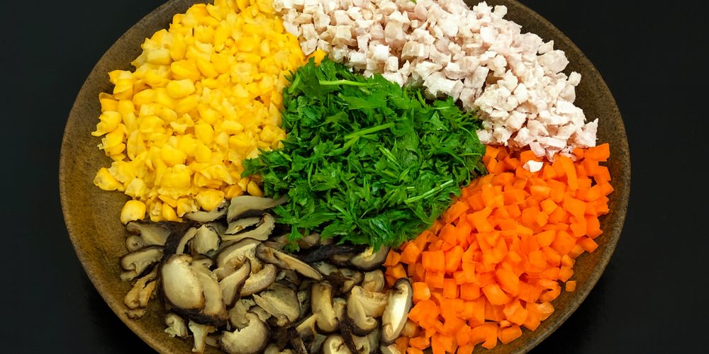 Nguyên liệu chính cho món súp gà đầy dinh dưỡng