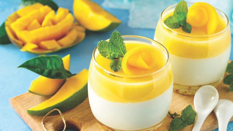 Panna cotta là món tráng miệng được nhiều người yêu thích