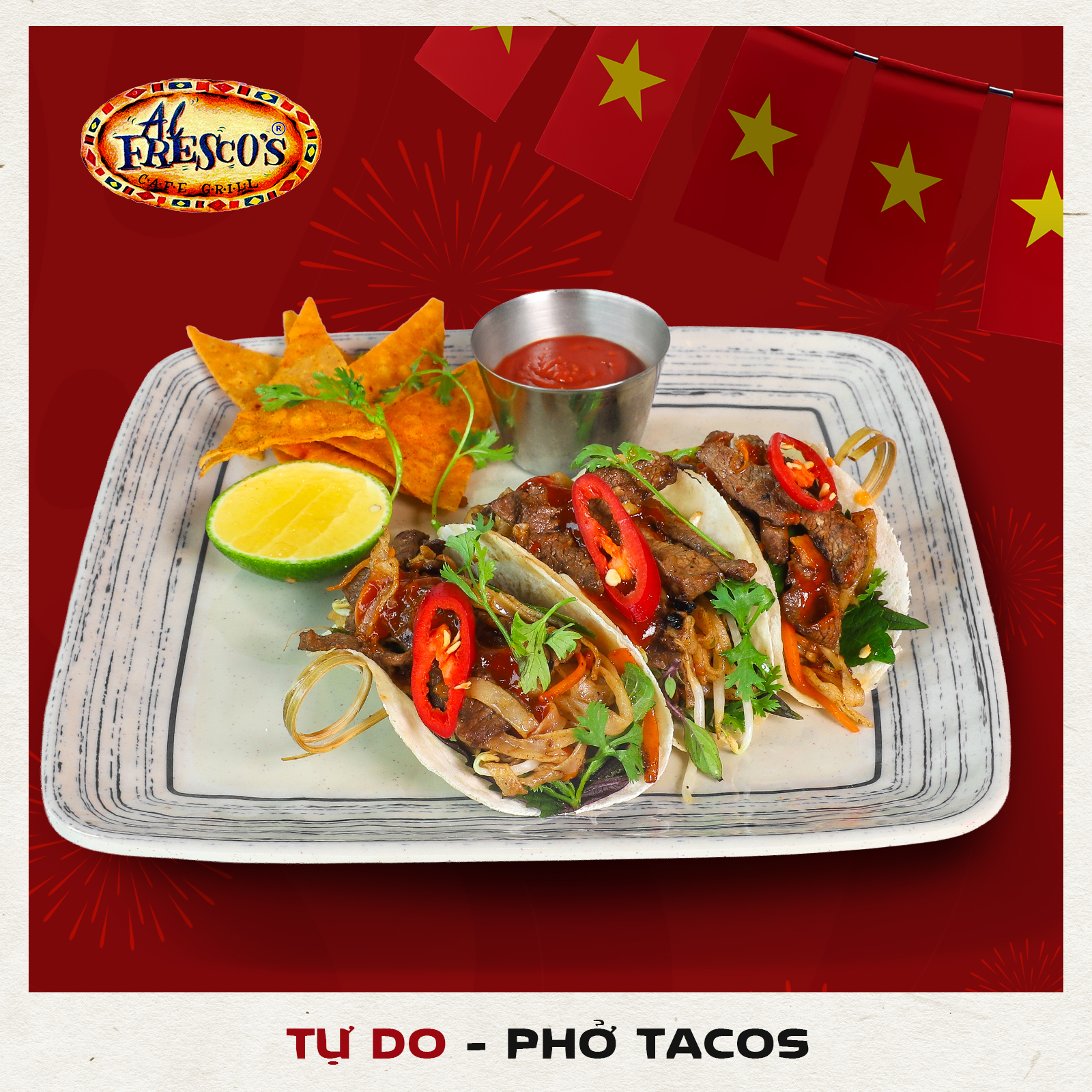 Phở Tacos lấy cảm hứng từ Phở Hà Nội kết hợp mới mẻ với phong cách Mexico