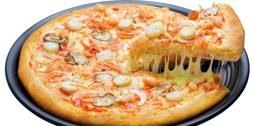Pizza hải sản kéo sợi Tropicana Seafood