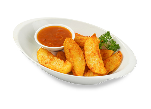 Potato Wedges với từng múi khoai tây bổ dày