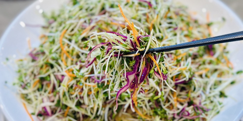 Salad mayonnaise rau mầm