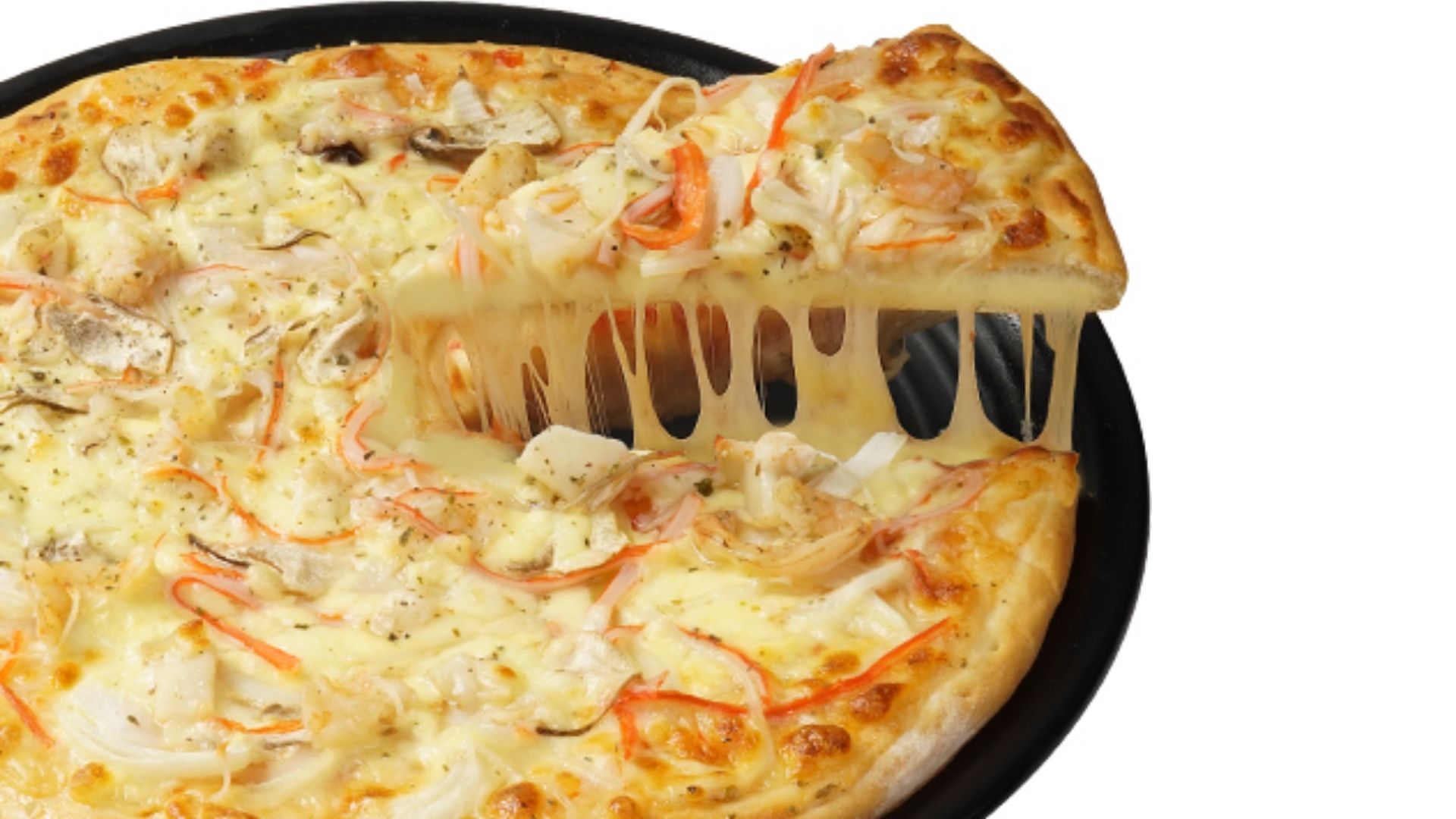 Seafood Deluxe Pizza là món pizza trong danh sách món bán chạy nhất của Al Fresco’s