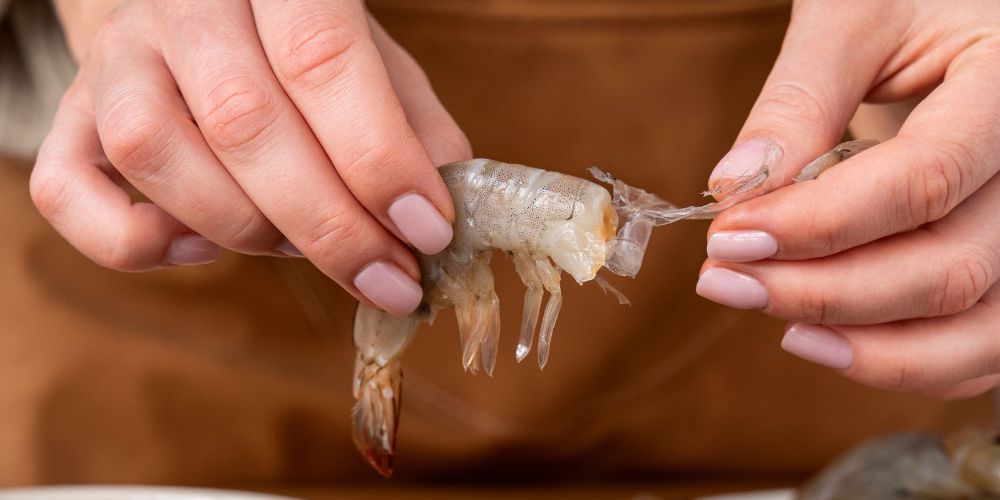 Sơ chế tôm thật kỹ để chạo tôm thơm ngon hơn