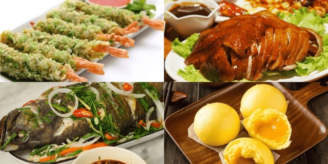 Thực đơn tất niên  mang phong cách Á Đông, với những món ăn tượng trưng cho phúc – lộc – thọ
