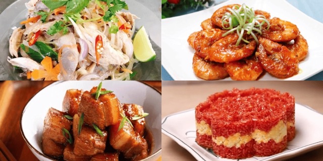 Thực đơn tất niên dành cho những buổi tiệc gia đình đông người