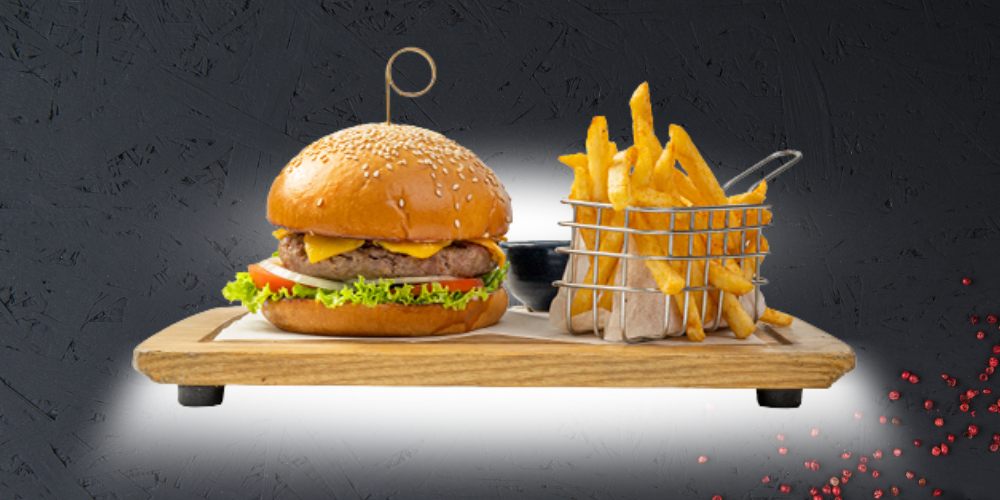 Burger phô mai