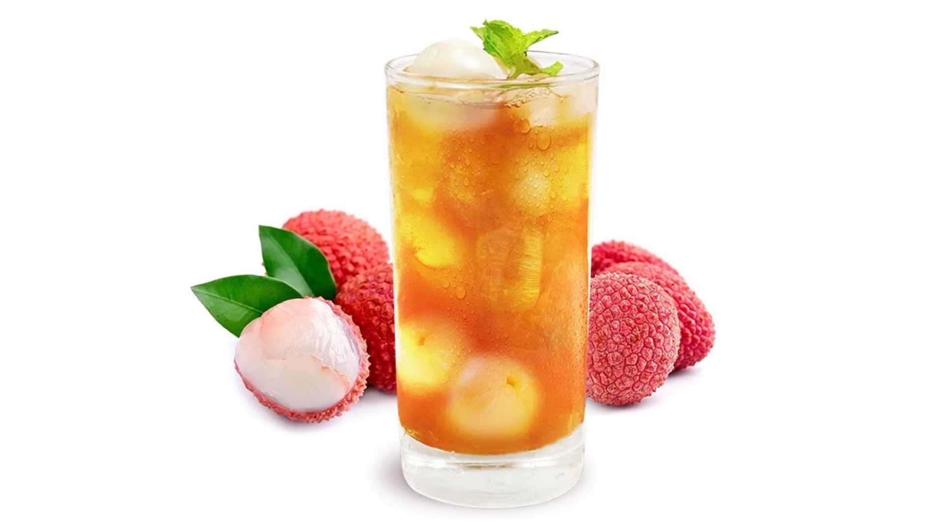 Trà vải với hương vị đậm đà từ những trái vải mùa hè
